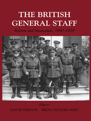 cover image of British General Staff